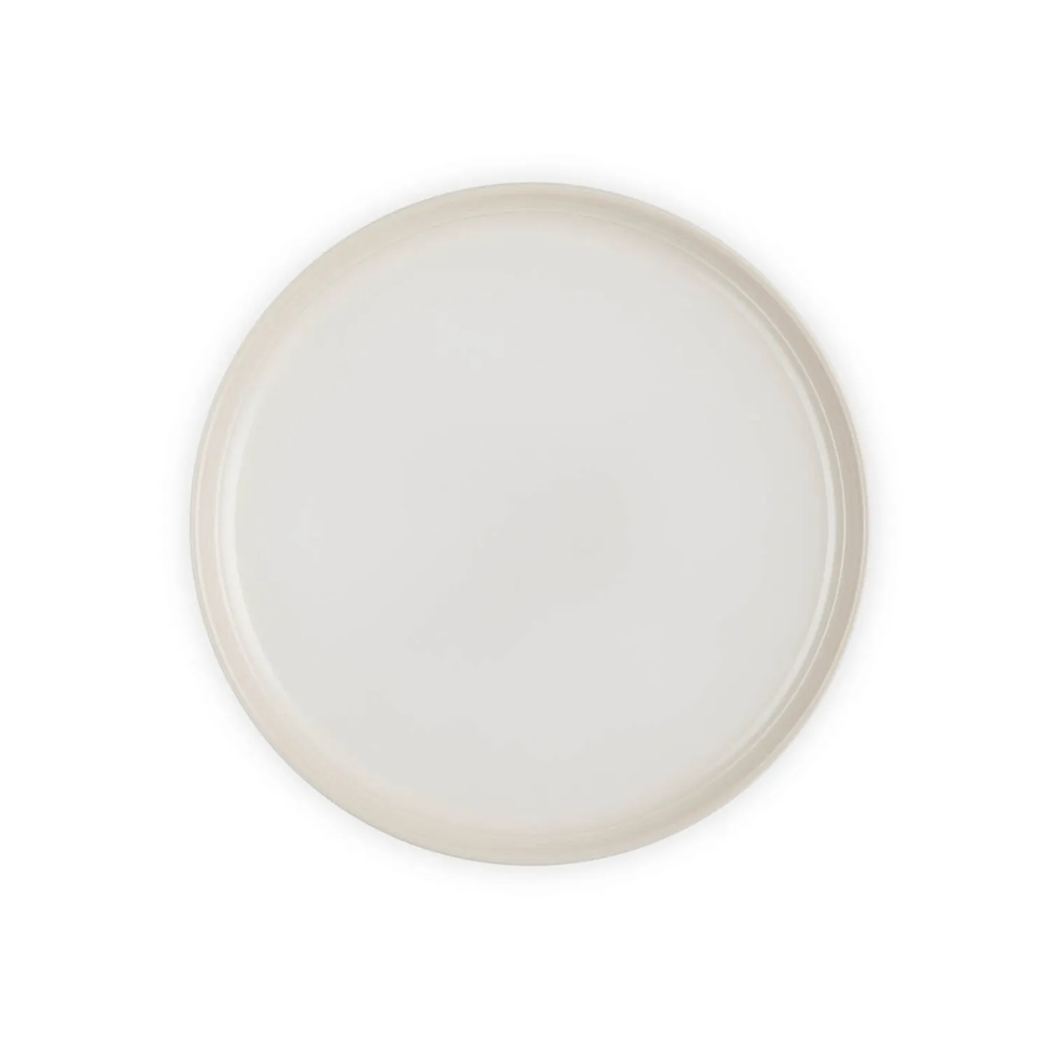 Le Creuset 22cm Stoneware Coupe Side Plate - Meringue