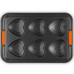 Le Creuset 6-Cup Non-Stick Tiered Heart Muffin Tray