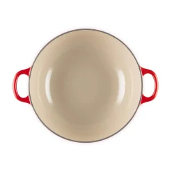 Le Creuset Holly Signature Cast Iron 26cm Soup Pot - Cerise