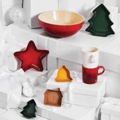 Le Creuset Holly Stoneware 350ml Mug - White