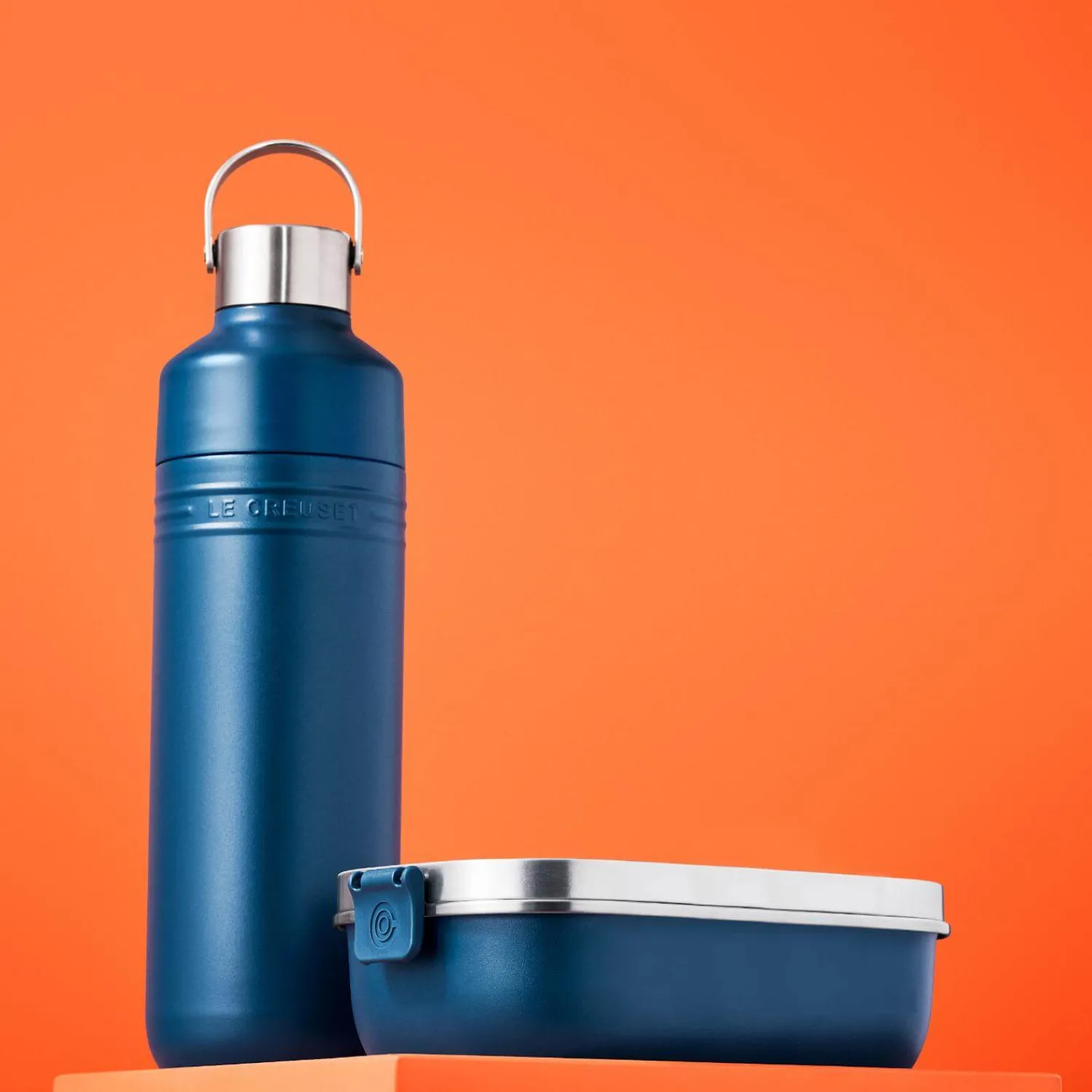 Le Creuset 'On The Go' 1-Litre Insulated Water Bottle - Deep Teal