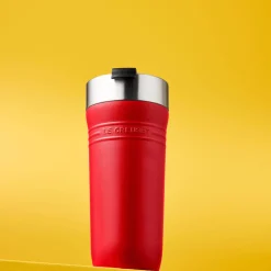 Le Creuset 'On The Go' 350ml Insulated Travel Mug - Cerise