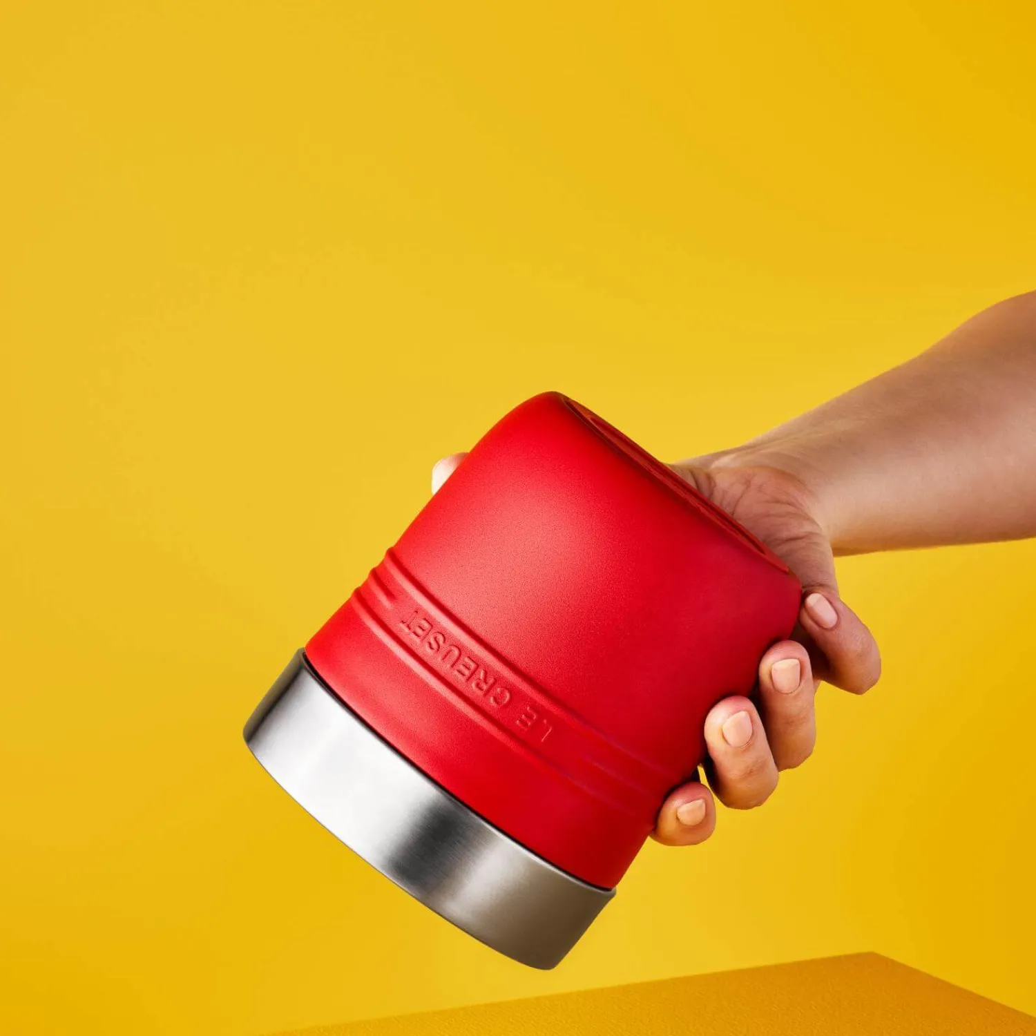 Le Creuset 'On The Go' 500ml Insulated Food Flask - Cerise