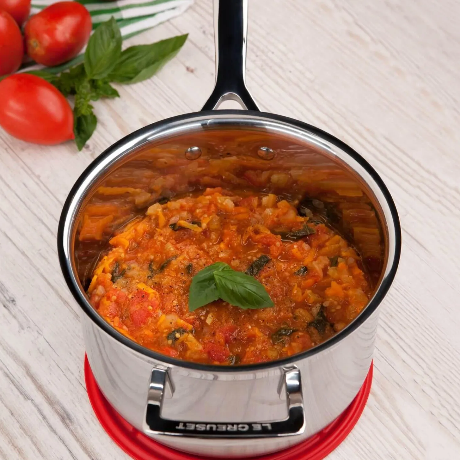 Le Creuset 3-Ply Stainless Steel Saucepan - 20cm
