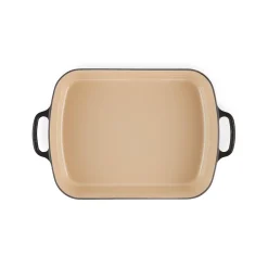 Le Creuset Signature Cast Iron 33cm Rectangular Roaster - Satin Black