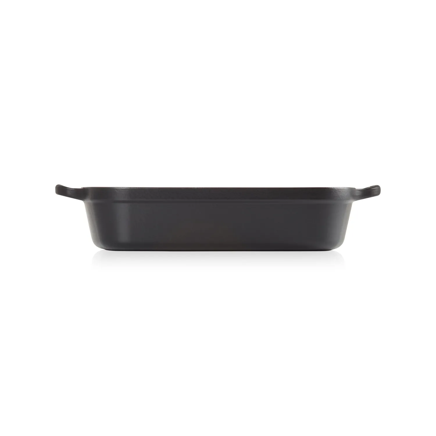 Le Creuset Signature Cast Iron 33cm Rectangular Roaster - Satin Black