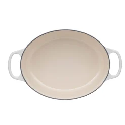 Le Creuset Signature Cast Iron 29cm Oval Casserole - Meringue