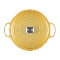 Le Creuset Signature Cast Iron 3 Piece Round Casserole Dish Set - Camomille