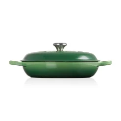 Le Creuset Signature Cast Iron 30cm Shallow Casserole - Bamboo Green