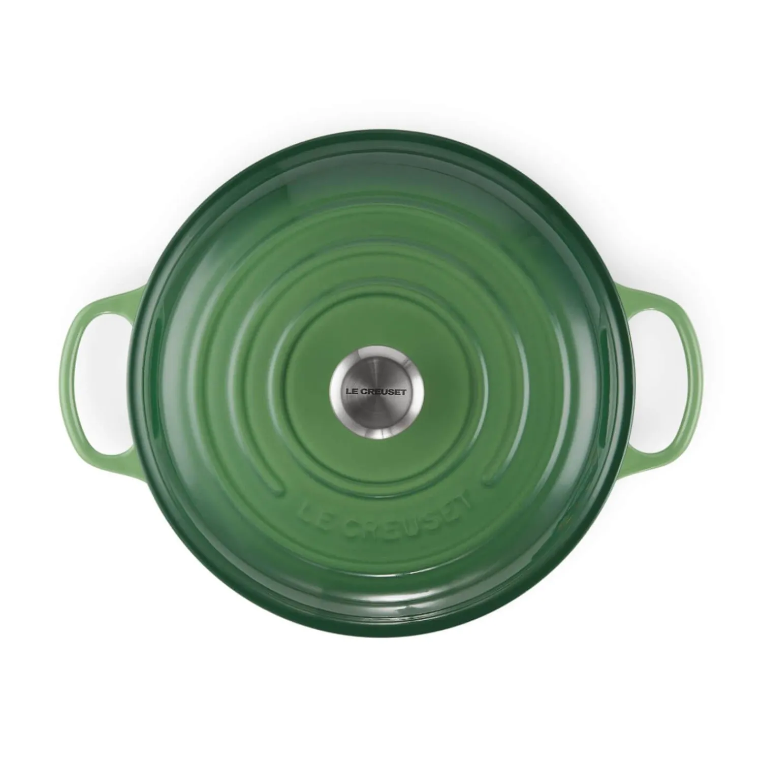 Le Creuset Signature Cast Iron 30cm Shallow Casserole - Bamboo Green