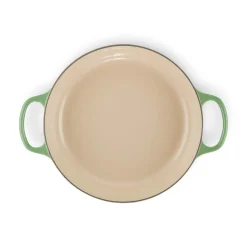 Le Creuset Signature Cast Iron 30cm Shallow Casserole - Bamboo Green