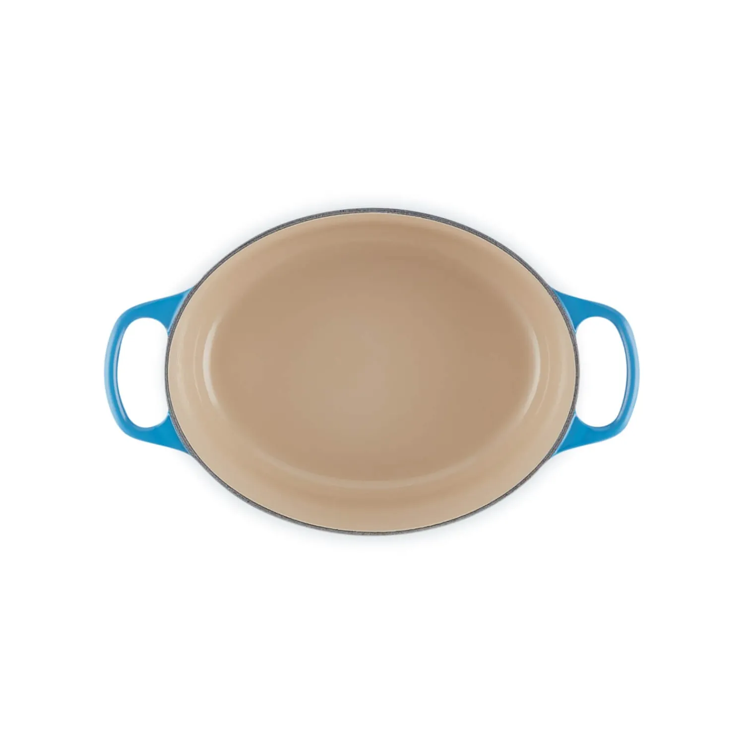 Le Creuset Signature Cast Iron 27cm Oval Casserole - Azure