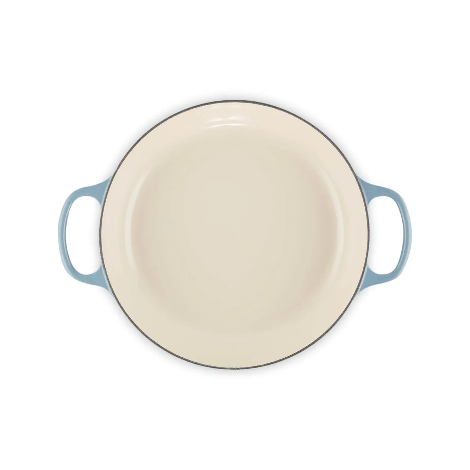 Le Creuset Signature Cast Iron 30cm Shallow Round Casserole - Chambray