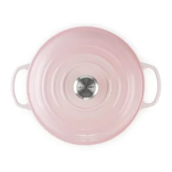 Le Creuset Signature Cast Iron 30cm Shallow Casserole - Shell Pink