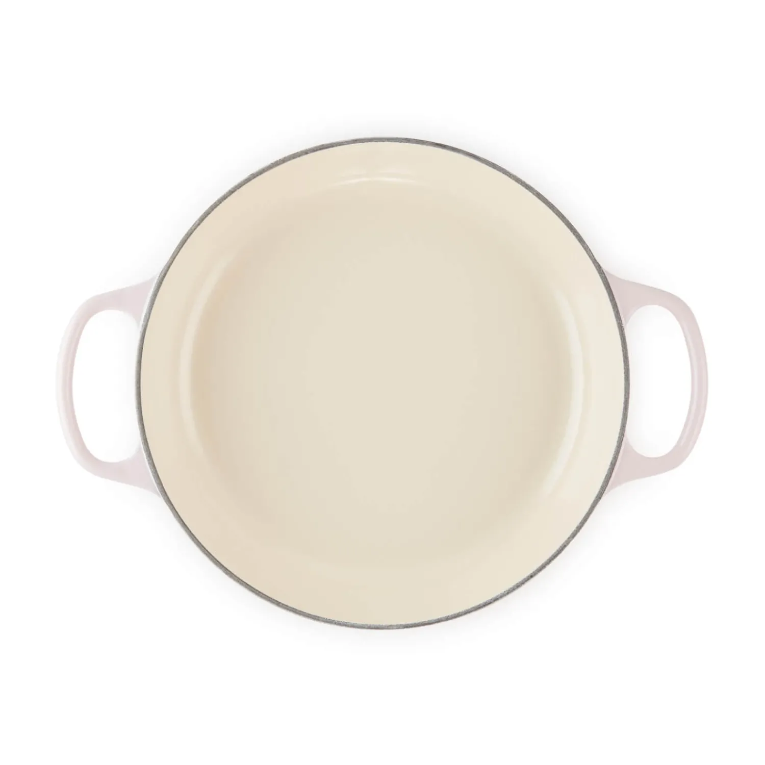Le Creuset Signature Cast Iron 30cm Shallow Casserole - Shell Pink