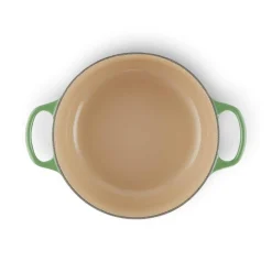 Le Creuset Signature Cast Iron 24cm Round Casserole - Bamboo Green