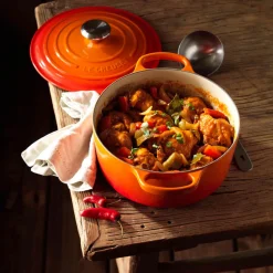 Le Creuset Signature Cast Iron 22cm Round Casserole - Volcanic