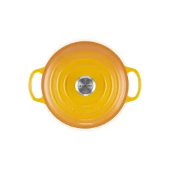 Le Creuset Signature Cast Iron 24cm Round Casserole - Nectar