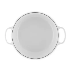Le Creuset Signature Cast Iron 28cm Round Casserole - White