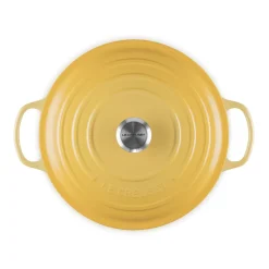Le Creuset Signature Cast Iron 30cm Round Risotto Pot / Casserole - Camomille