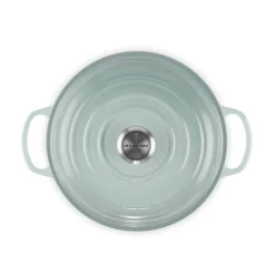 Le Creuset Signature Cast Iron 26cm Shallow Casserole - Sea Salt