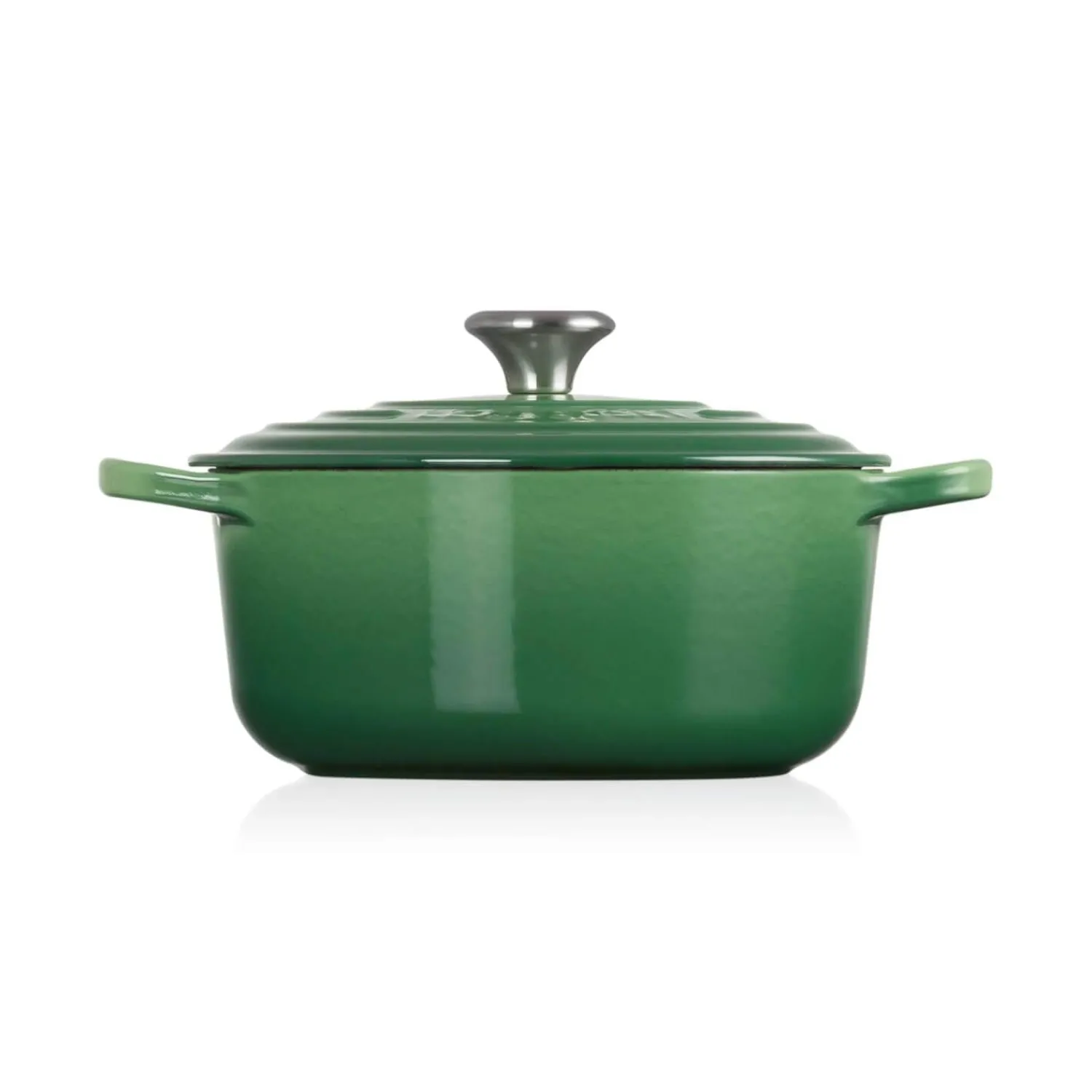 Le Creuset Signature Cast Iron 28cm Round Casserole - Bamboo Green