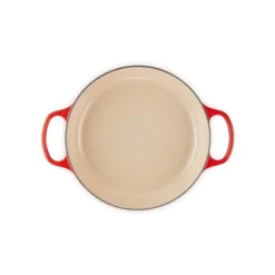 Le Creuset Signature Cast Iron 30cm Shallow Casserole - Cerise