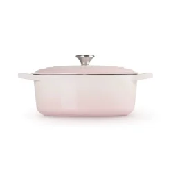Le Creuset Signature Cast Iron 29cm Oval Casserole - Shell Pink