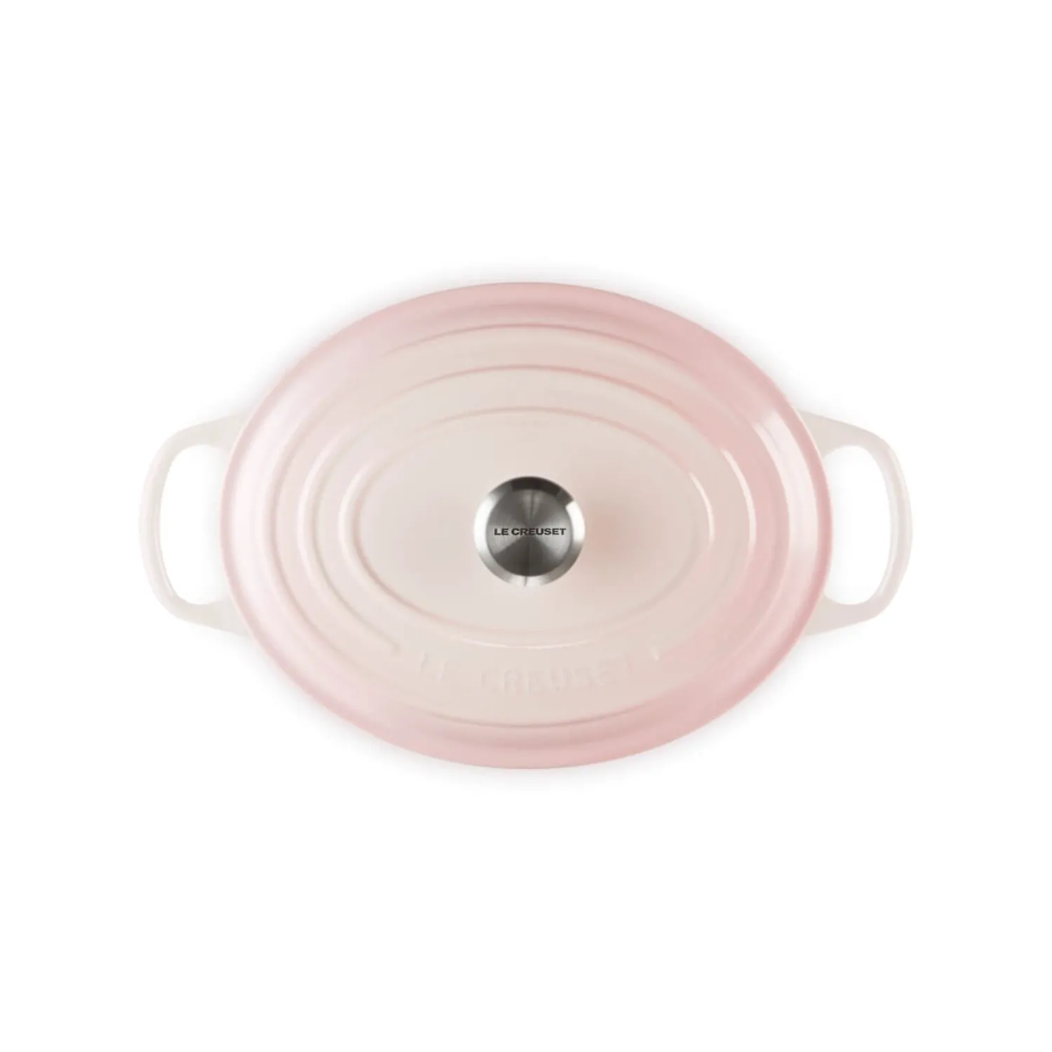 Le Creuset Signature Cast Iron 29cm Oval Casserole - Shell Pink