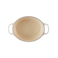 Le Creuset Signature Cast Iron 29cm Oval Casserole - Shell Pink