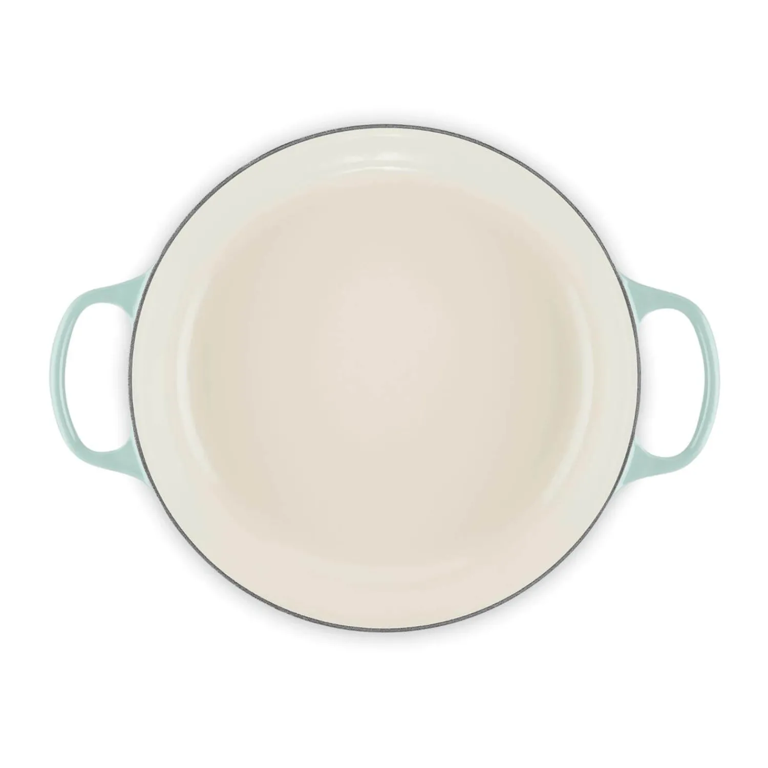 Le Creuset Signature Cast Iron 30cm Shallow Casserole - Sea Salt