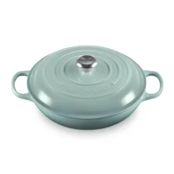 Le Creuset Signature Cast Iron 30cm Shallow Casserole - Sea Salt