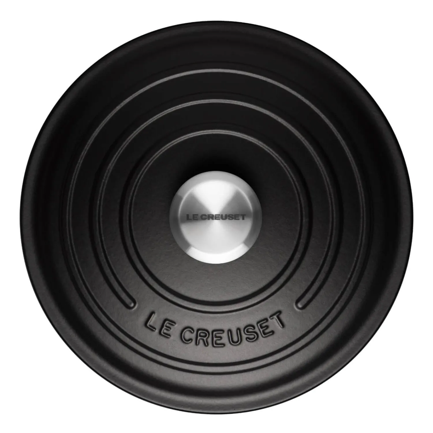 Le Creuset Signature Cast Iron 26cm Round Casserole - Satin Black