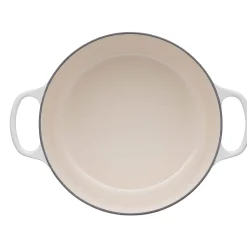 Le Creuset Signature Cast Iron 28cm Round Casserole - Meringue