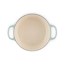 Le Creuset Signature 22cm Cast Iron Round Casserole - Sea Salt