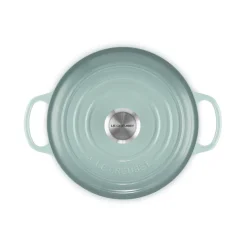 Le Creuset Signature 24cm Cast Iron Round Casserole - Sea Salt