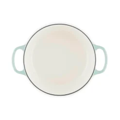 Le Creuset Signature 24cm Cast Iron Round Casserole - Sea Salt