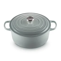 Le Creuset Signature 28cm Cast Iron Round Casserole - Sea Salt