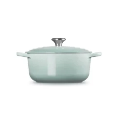 Le Creuset Signature 20cm Cast Iron Round Casserole - Sea Salt