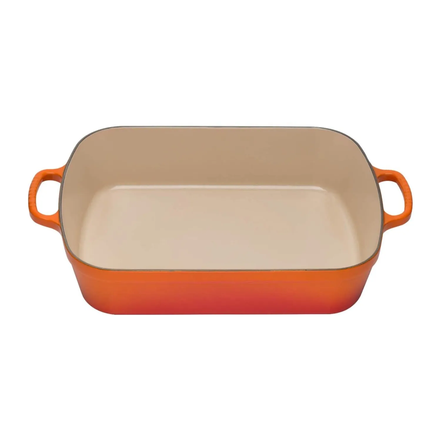 Le Creuset Signature 33cm Cast Iron Roaster - Volcanic