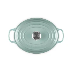 Le Creuset Signature 27cm Cast Iron Oval Casserole - Sea Salt