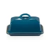 Le Creuset Stoneware Butter Dish - Deep Teal