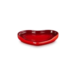 Le Creuset Stoneware Heart Spoon Rest - Cerise