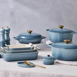 Le Creuset Stoneware Heritage 32cm Deep Rectangular Dish - Chambray