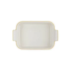 Le Creuset Stoneware Heritage 26cm Rectangular Deep  Dish - Nectar