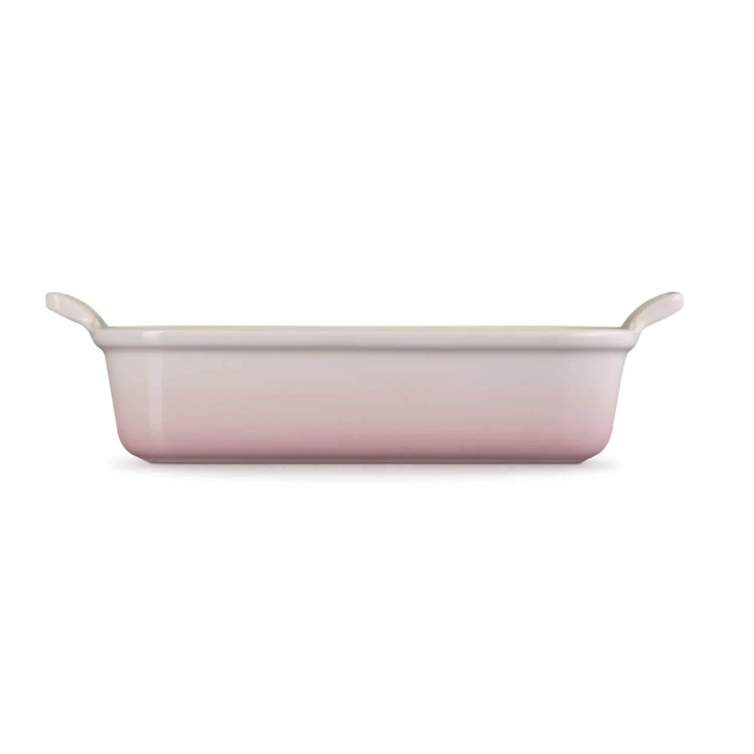 Le Creuset Stoneware Heritage 26cm Rectangular Deep Dish - Shell Pink