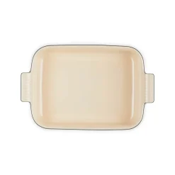 Le Creuset Stoneware Heritage 26cm Rectangular Dish - Matte Black