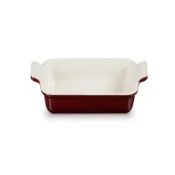 Le Creuset Stoneware Heritage 19cm Rectangular Deep Dish - Garnet