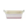 Le Creuset Stoneware Heritage 19cm Rectangular Deep  Dish - Shell Pink