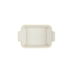 Le Creuset Stoneware Heritage 19cm Rectangular Deep  Dish - Nectar